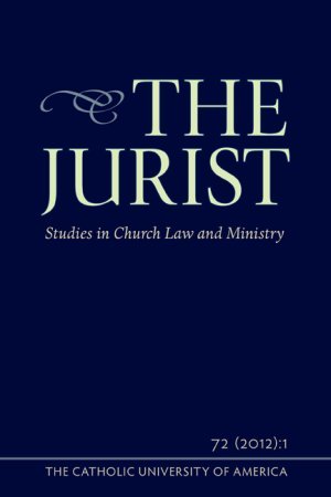 Michael Novak The Jurist cover